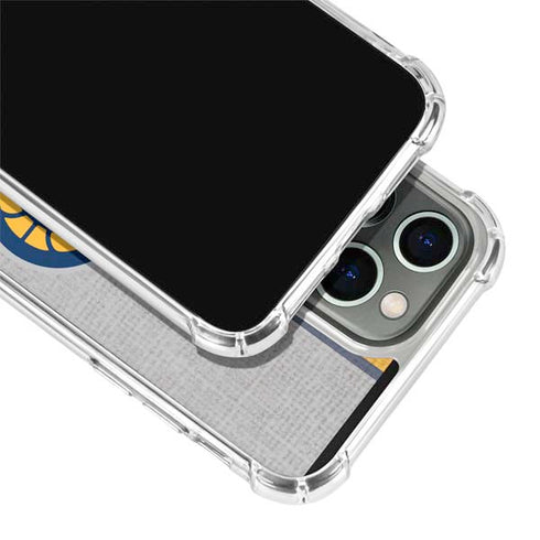 NBA Indiana Pacers Canvas iPhone 15 Pro Clear Case